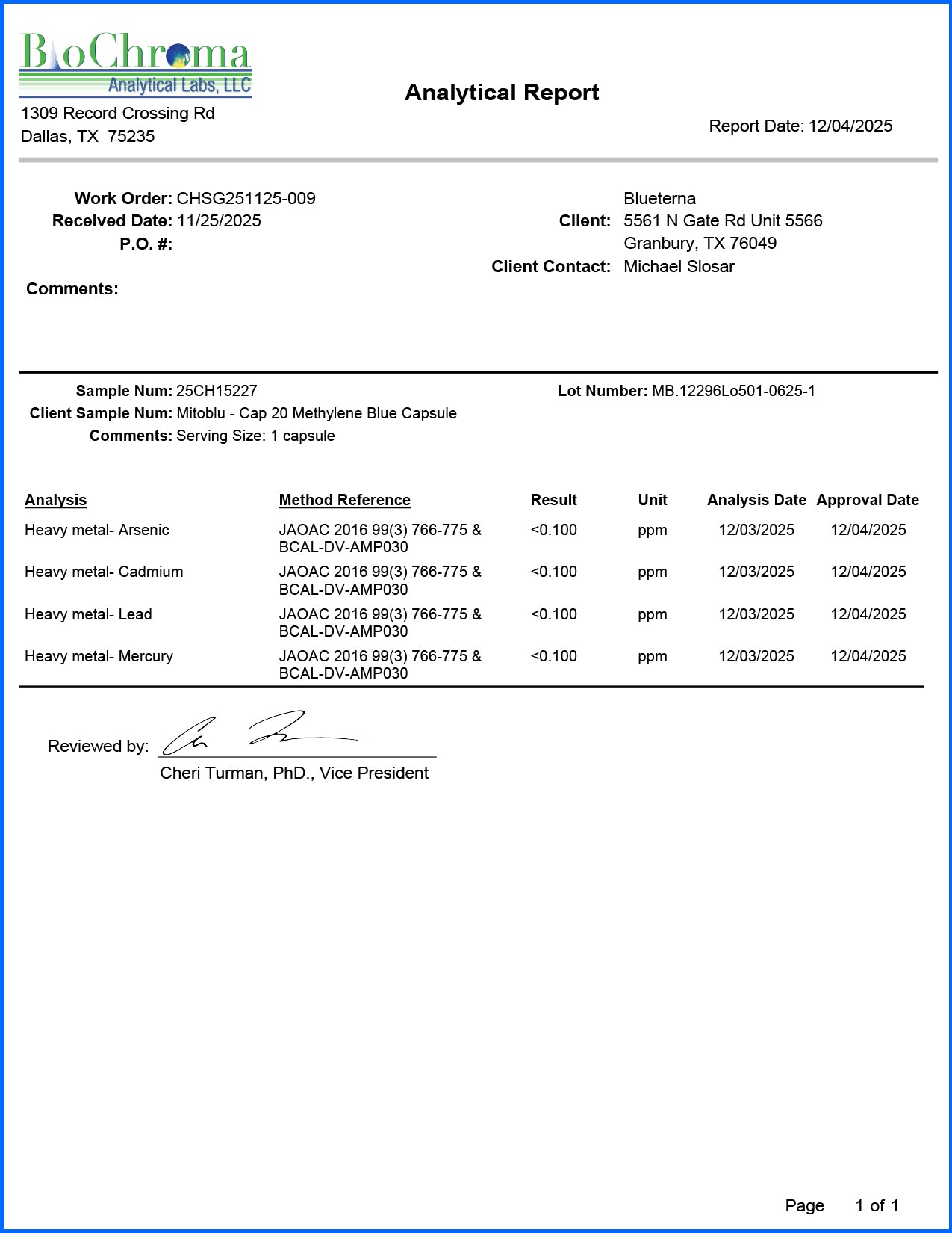 MitoBlu™ Mitochondrial Supplement